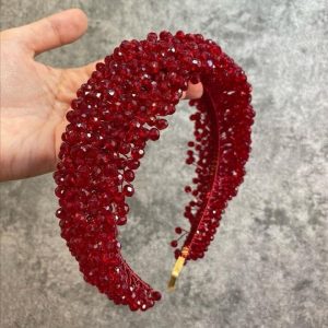 Diadema cu cristale fatetate