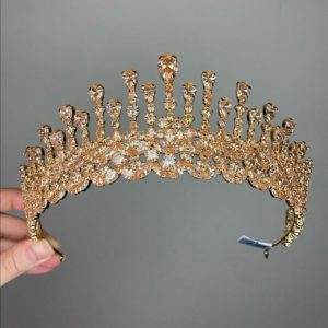 Coronita mireasa cu zirconii - Graziela