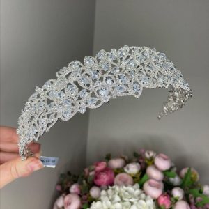 Tiara cu zirconii Bella