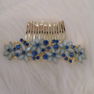 Pieptăn colorat cu cristale și strasuri