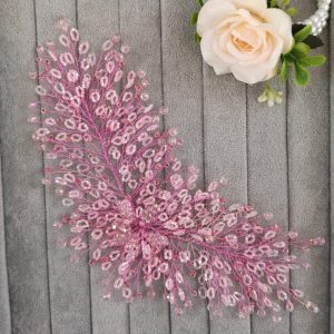 Accesoriu de păr cu cristale colorate