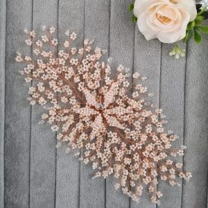 Accesoriu de păr elegant cu cristale colorate