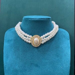 Colier choker cu perle - 26