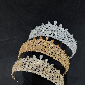 Coroană pentru mirese, cu zirconii – 3550