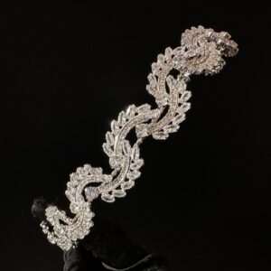 Tiară cu zirconiu strălucitor