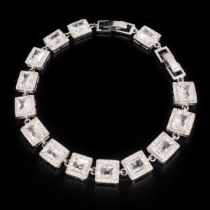 Bratara argintie cu zirconii-06