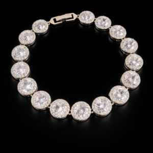 Bratara argintie cu zirconii-07