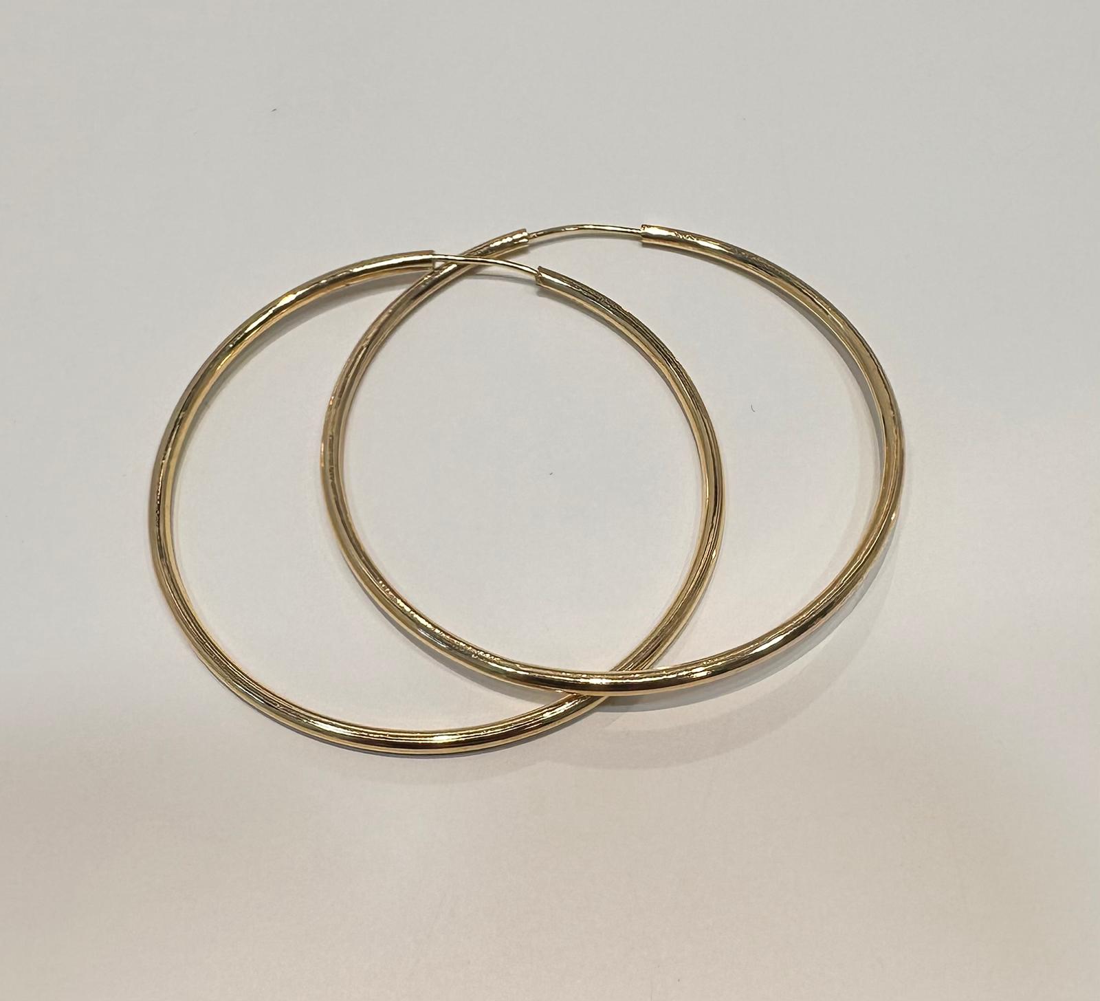 Cercei placati cu aur 18k -34