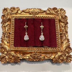 Cercei lacrima,placati cu aur 18k - 51