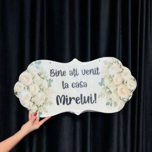 Placuta "BINE ATI VENIT LA CASA MIRELUI"