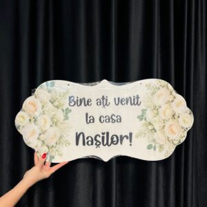 Placuta"BINE ATI VENIT LA CASA NASILOR"