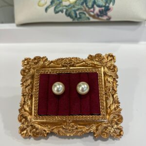 Cercei perla placati cu aur 18k- 69