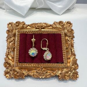 Cercei placati cu aur 18k- 60