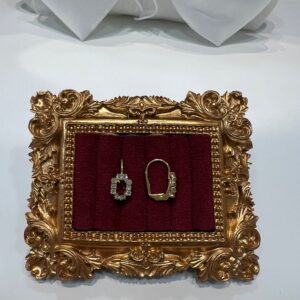 Cercei placati cu aur 18k- 78