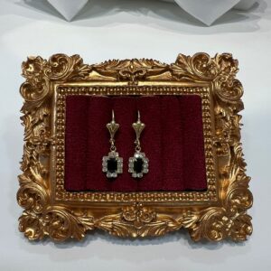 Cercei placati cu aur 18k - 80