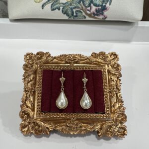 Cercei lacrima placați cu aur 18k- 66