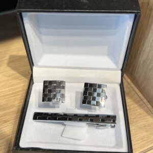 Set butoni și ac de cravata pentru mire - 02