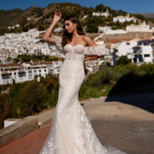 Rochie de mireasa sirena luxury din dantela | Eleonor 021 |Kreativa Bridal Iasi