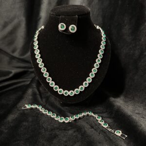 Set colier, brățară și cercei - 0225