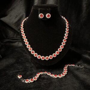 Set colier, brățară și cercei – 0225R