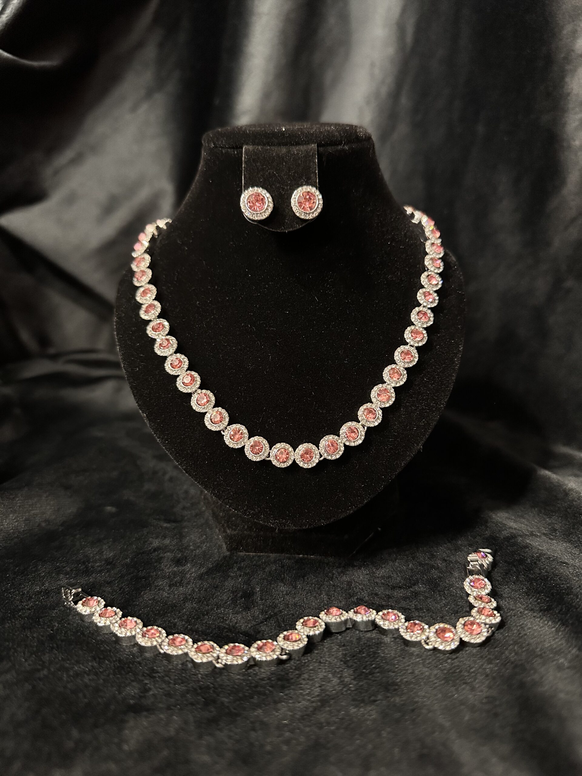 Set colier, brățară și cercei – 0225Rz
